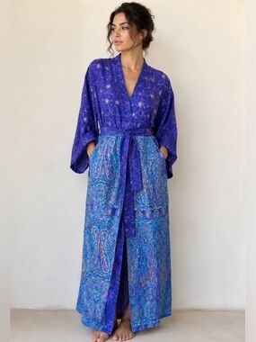 New Upcycled Silk Kimono